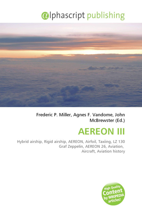 Book AEREON III Agnes F. Vandome