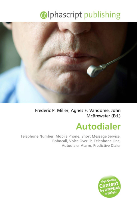 Knjiga Autodialer Agnes F. Vandome