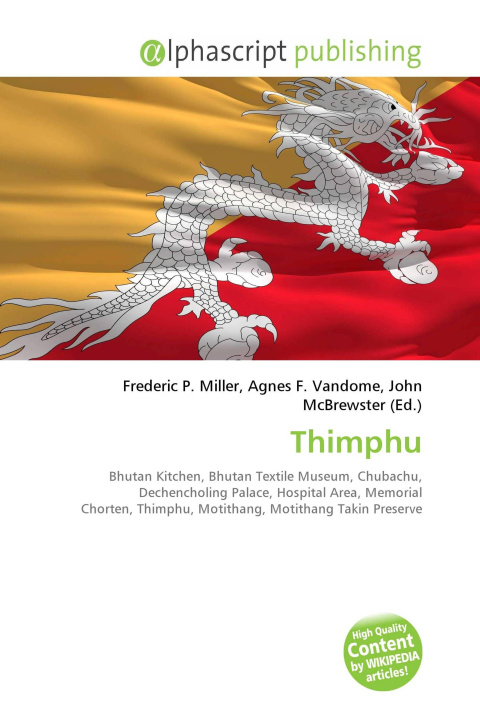 Kniha Thimphu Agnes F. Vandome