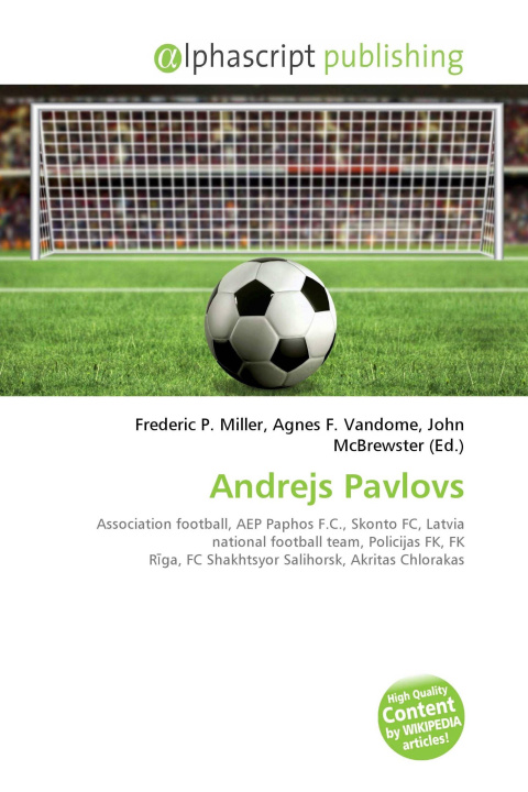 Kniha Andrejs Pavlovs Agnes F. Vandome