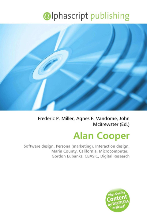 Knjiga Alan Cooper Agnes F. Vandome
