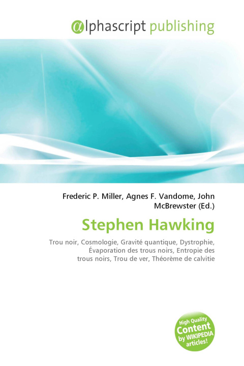 Book Stephen Hawking Agnes F. Vandome