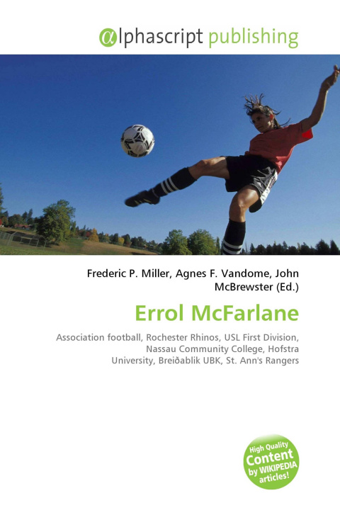 Kniha Errol McFarlane Agnes F. Vandome
