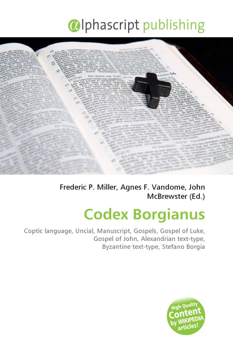 Kniha Codex Borgianus Agnes F. Vandome