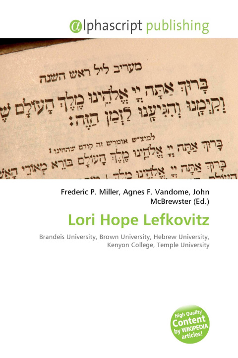 Kniha Lori Hope Lefkovitz Agnes F. Vandome
