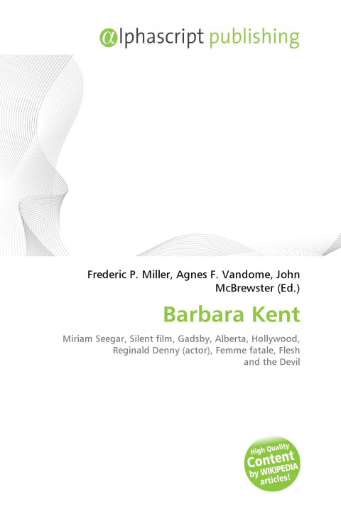 Kniha Barbara Kent Agnes F. Vandome
