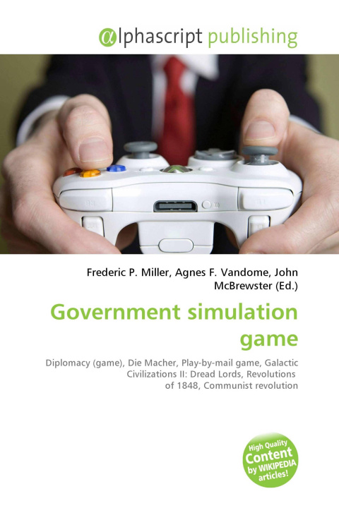 Kniha Government simulation game Agnes F. Vandome