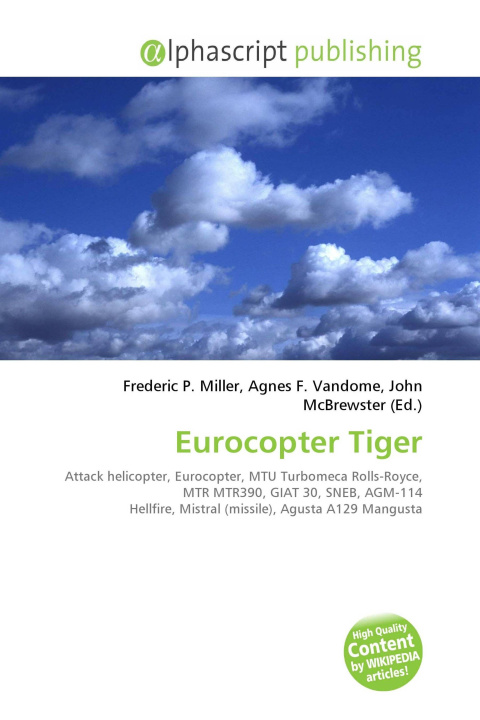 Kniha Eurocopter Tiger Agnes F. Vandome