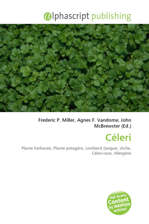 Knjiga Céleri Agnes F. Vandome