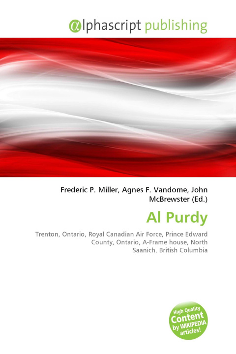 Kniha Al Purdy Agnes F. Vandome