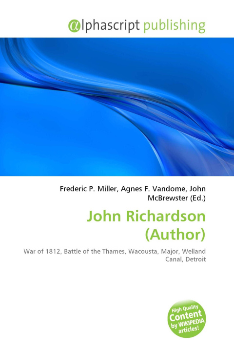 Knjiga John Richardson (Author) Agnes F. Vandome