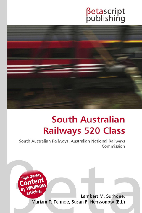 Kniha South Australian Railways 520 Class Mariam T. Tennoe