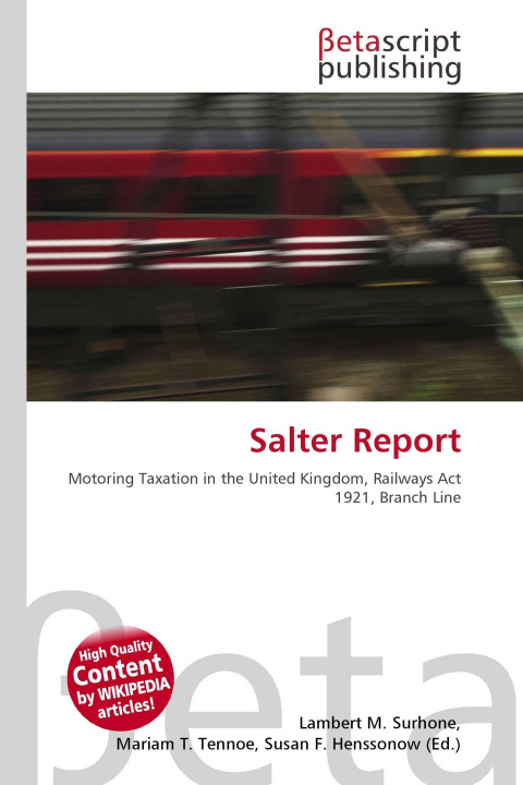 Kniha Salter Report Mariam T. Tennoe