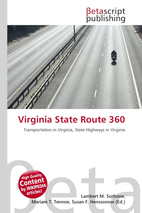 Knjiga Virginia State Route 360 Mariam T. Tennoe