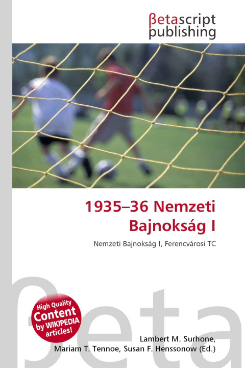 Knjiga 1935-36 Nemzeti Bajnokság I Mariam T. Tennoe
