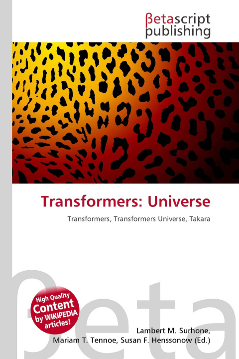 Könyv Transformers: Universe Mariam T. Tennoe