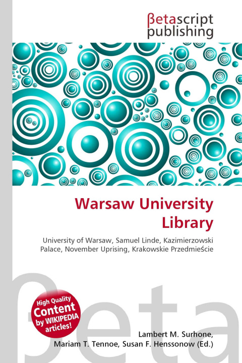 Книга Warsaw University Library Mariam T. Tennoe