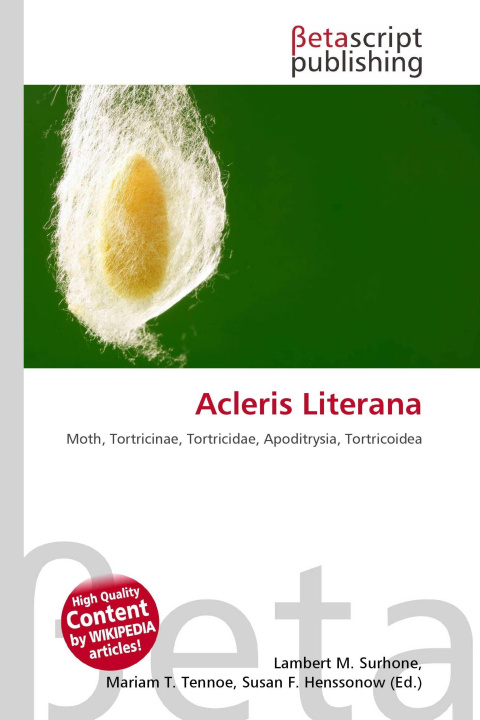 Книга Acleris Literana Mariam T. Tennoe