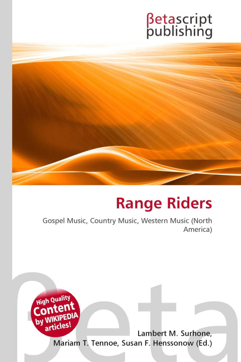 Book Range Riders Mariam T. Tennoe