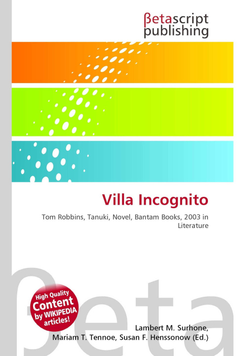 Book Villa Incognito Mariam T. Tennoe