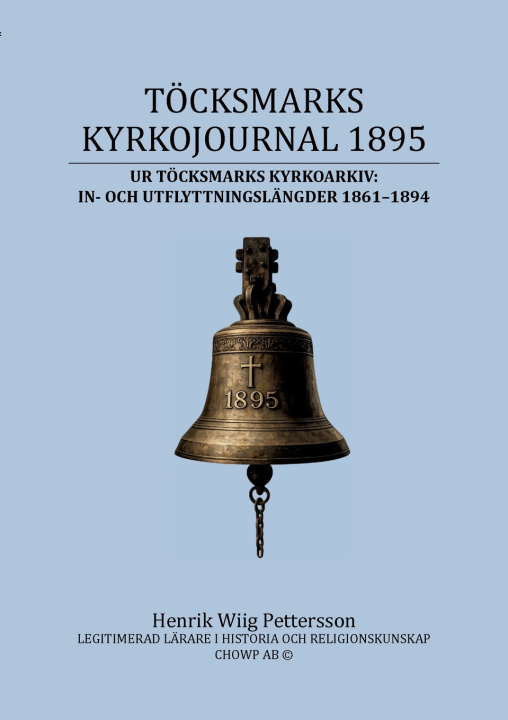 Книга TÖCKSMARKS KYRKOJOURNAL 1895 Henrik Wiig Pettersson