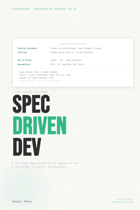 Knjiga Spec-Driven Development Bezael Pérez