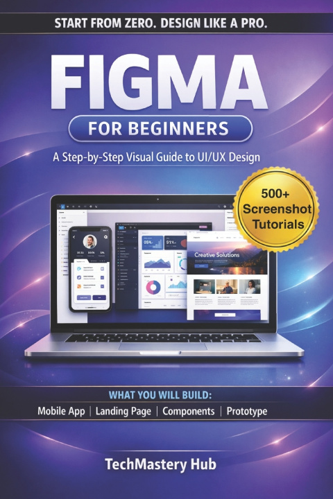 Kniha FIGMA FOR BEGINNERS TechMastery Hub