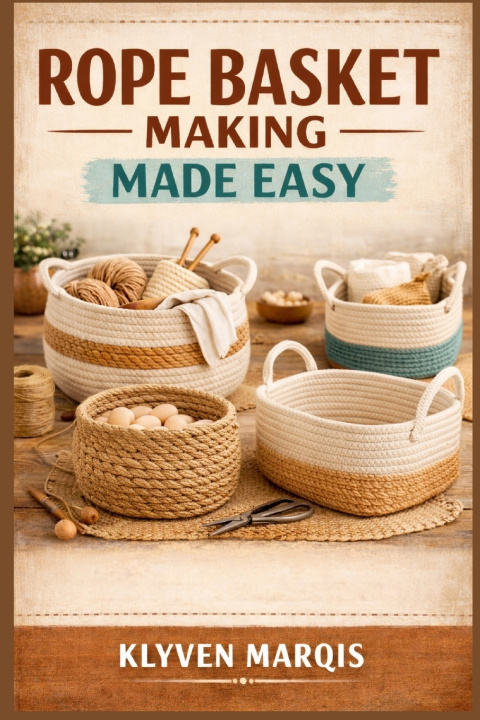 Carte ROPE BASKET MAKING MADE EASY KLYVEN MARQIS