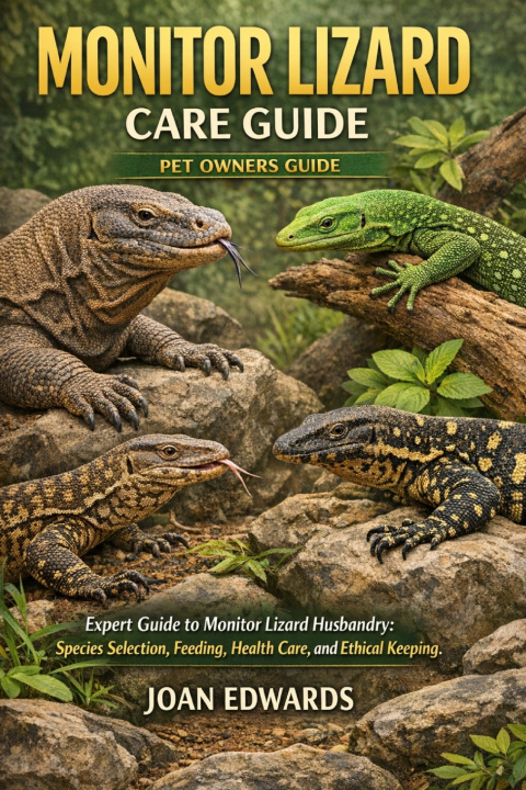 Kniha MONITOR LIZARD CARE GUIDE JOAN EDWARDS