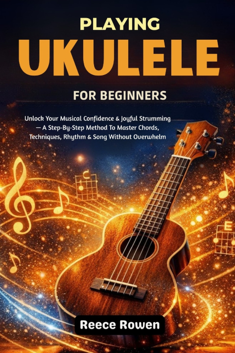 Kniha Playing Ukulele For Beginners Reece Rowen