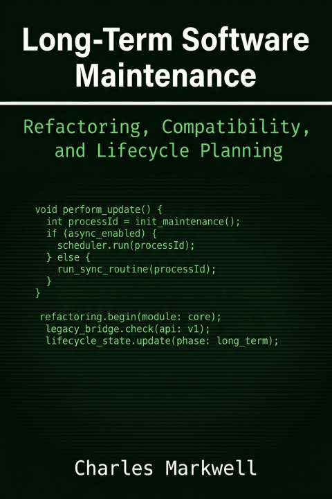 Kniha Long-Term Software Maintenance Charles Markwell