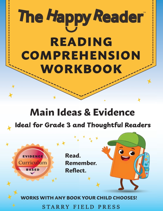 Book Reading Comprehension Workbook, Grade 3 Starry Field Press