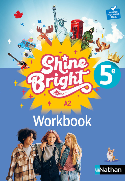 Livro Shine Bright Anglais 5e - Workbook - 2026 Marianne Bomy