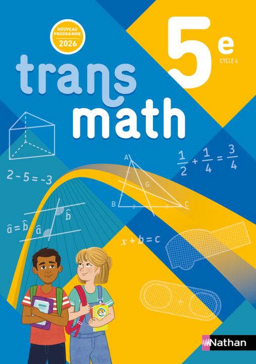 Книга Transmath Mathématiques 5e - Manuel élève - 2026 Séverine Aubry
