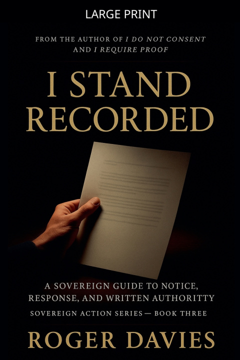 Kniha I Stand Recorded Roger Davies