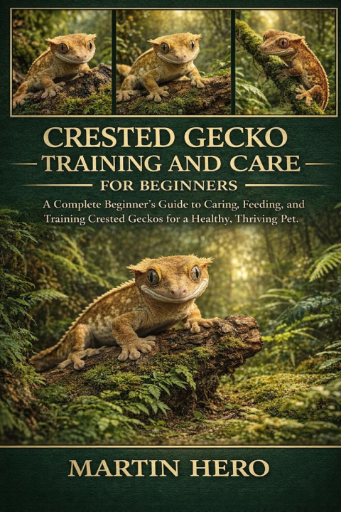 Kniha CRESTED GECKO TRAINING AND CARE HANDBOOK FOR BEGINNERS MARTIN HERO