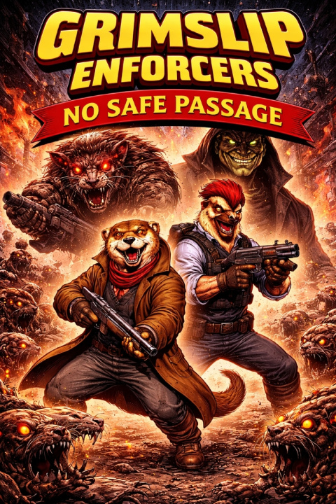 Книга Grimslip Enforcers - No Safe Passage Benandonner Publishing Original