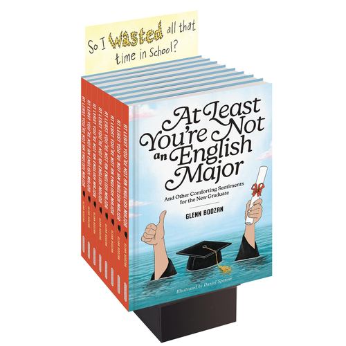 Kniha Display: At Least You're Not An English Major 8-CC Counter Display Boozan