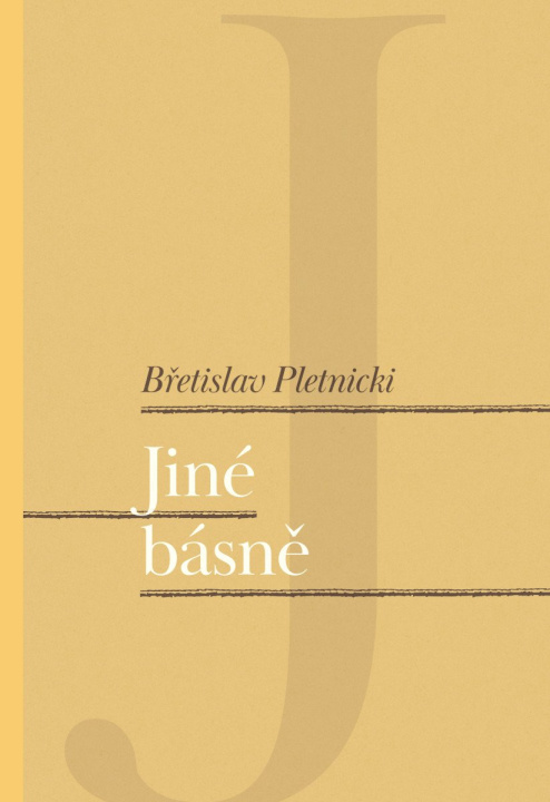 Knjiga Jiné básně Břetislav Pletnicki