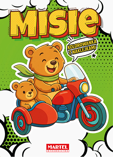 Buch Misie. Kolorowanka komiksowa z naklejkami Maciej Ratajczyk