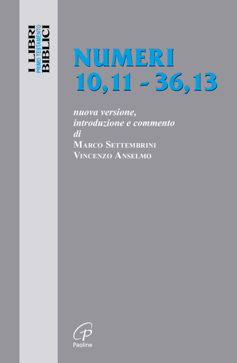 Kniha Numeri 10,11 - 36,13 Marco Settembrini