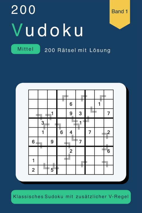 Knjiga 200 Vudoku Mittel Band 1 Tewebook Vudoku