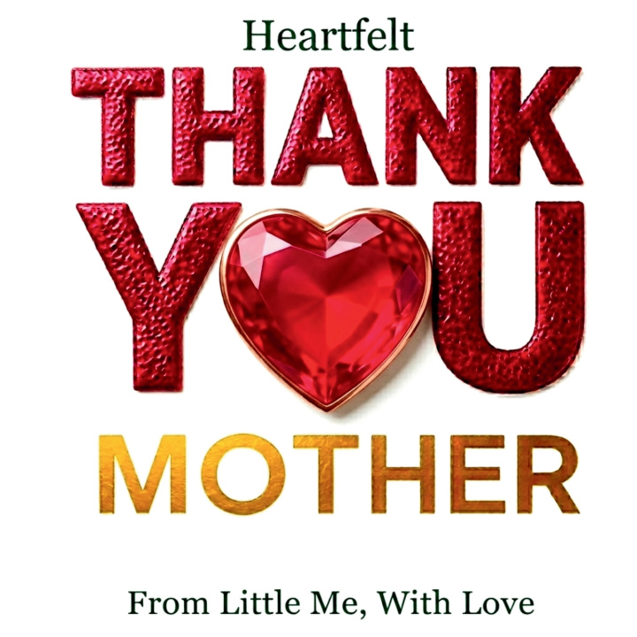 Knjiga Heartfelt Thank You Mother Rosie Bright Sky