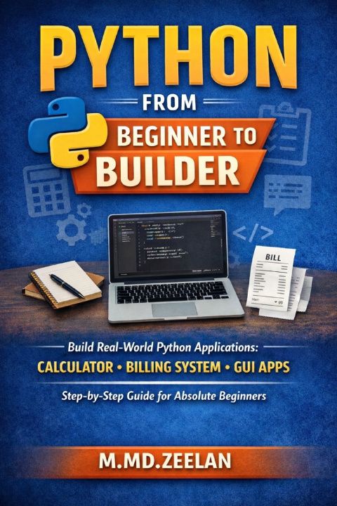 Kniha Python from beginner to builder MULLA MOHAMMED ZEELAN