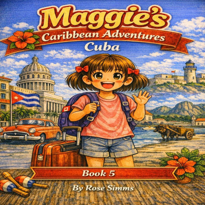 Knjiga Maggie's Caribbean Adventures Cuba rose simms