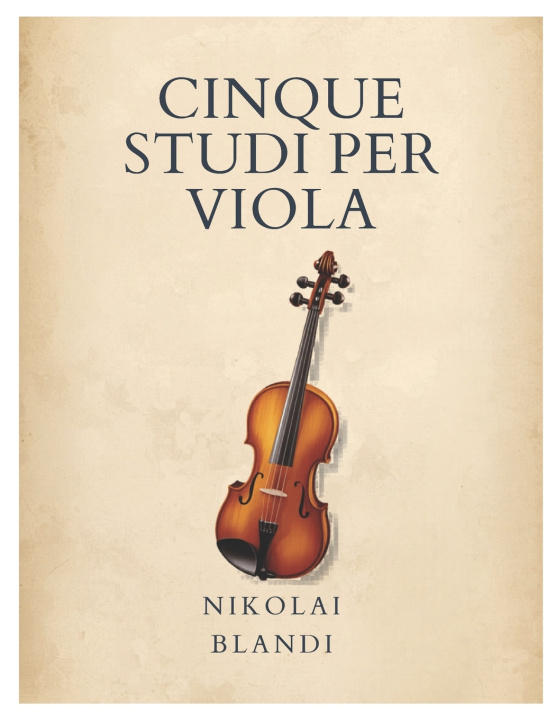 Kniha CINQUE STUDI PER VIOLA NIKOLAI BLANDI