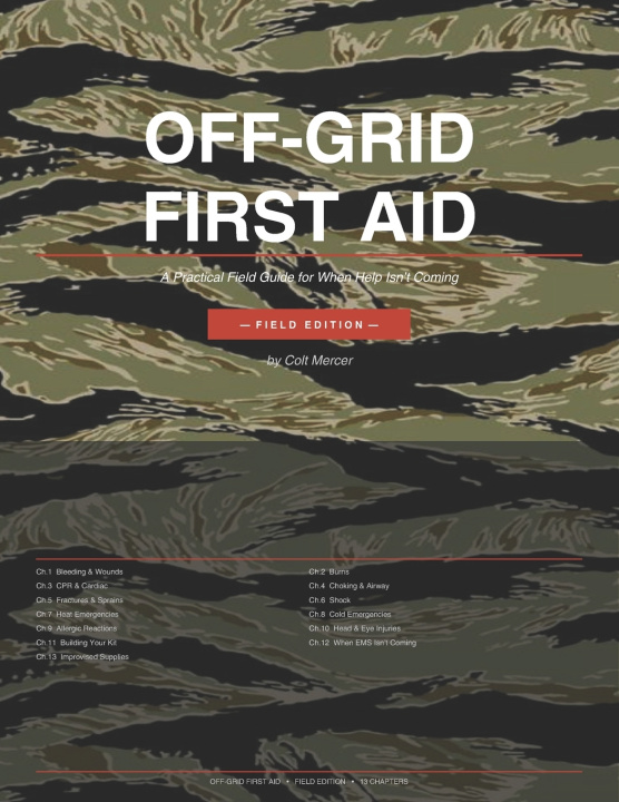 Kniha Off-Grid First Aid Colt Mercer
