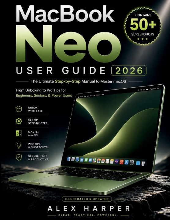 Kniha MacBook Neo User Guide 2026 Alex Harper