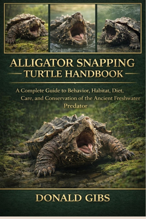 Kniha ALLIGATOR SNAPPING TURTLE HANDBOOK DONALD GIBS