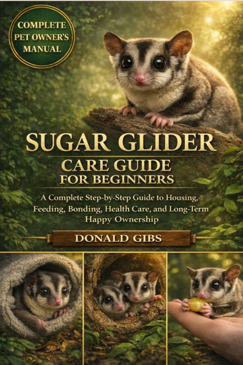 Kniha SUGAR GLIDER CARE GUIDE FOR BEGINNERS DONALD GIBS